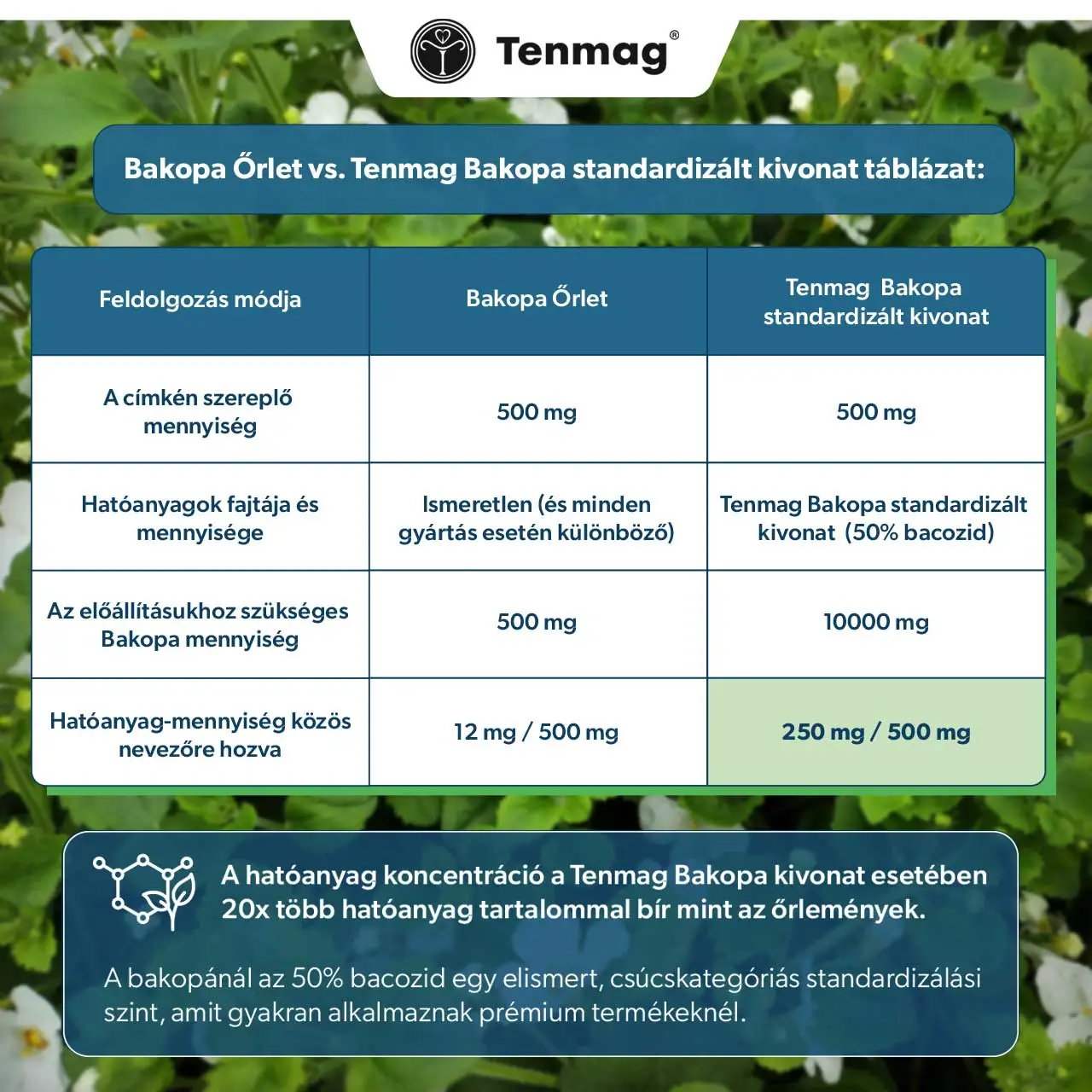 Tenmag Bakopa kivonat